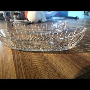 Waterford lismore celery dishes (2)